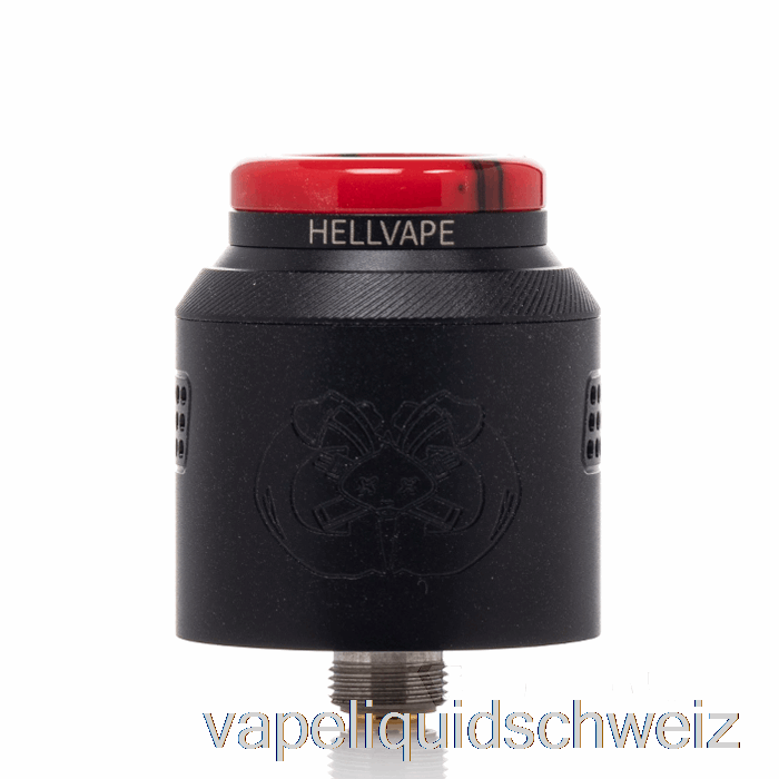 Hellvape Drop Dead 2 24mm RDA Matte Full Black Vape Ohne Nikotin